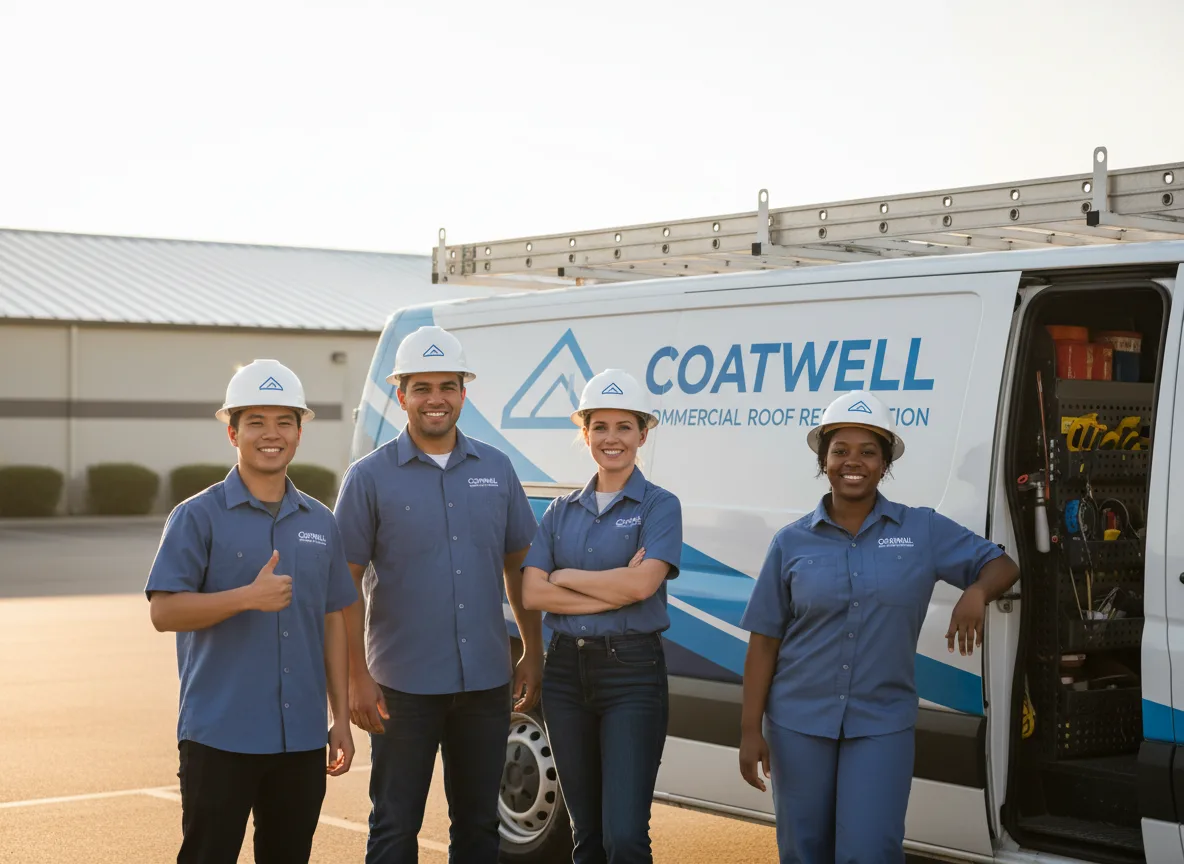 Commercial roof coating company in Atkins, IA